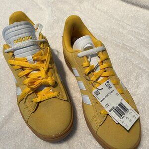 Adidas Gold and White Sneakers for Everyday Style